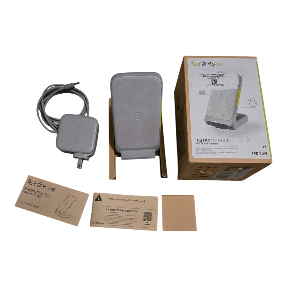 InfinityLab InstantStation Wireless Stand 33W PD Compact Fast Charger
